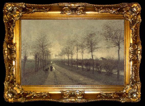 framed  Willem Maris Dusk, ta009-2